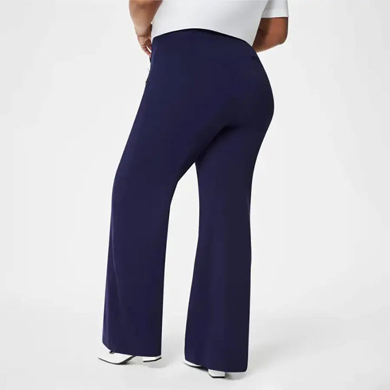 Pantaloni a gamba larga con controllo della pancia