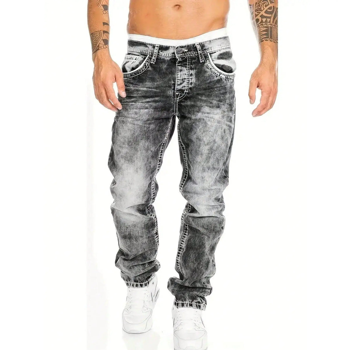 Jeans elasticizzati strappati
