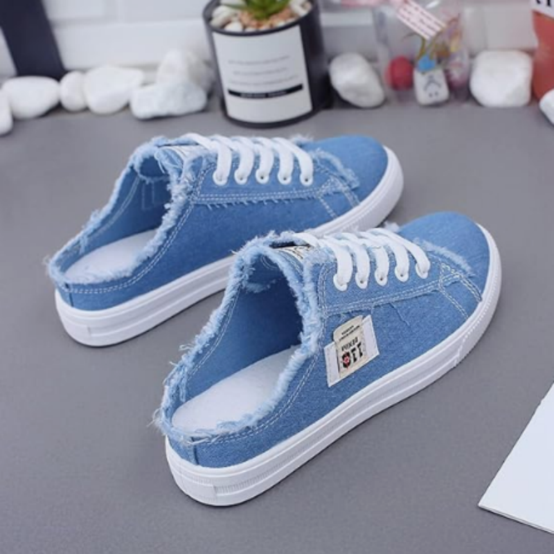 Mules da donna in denim