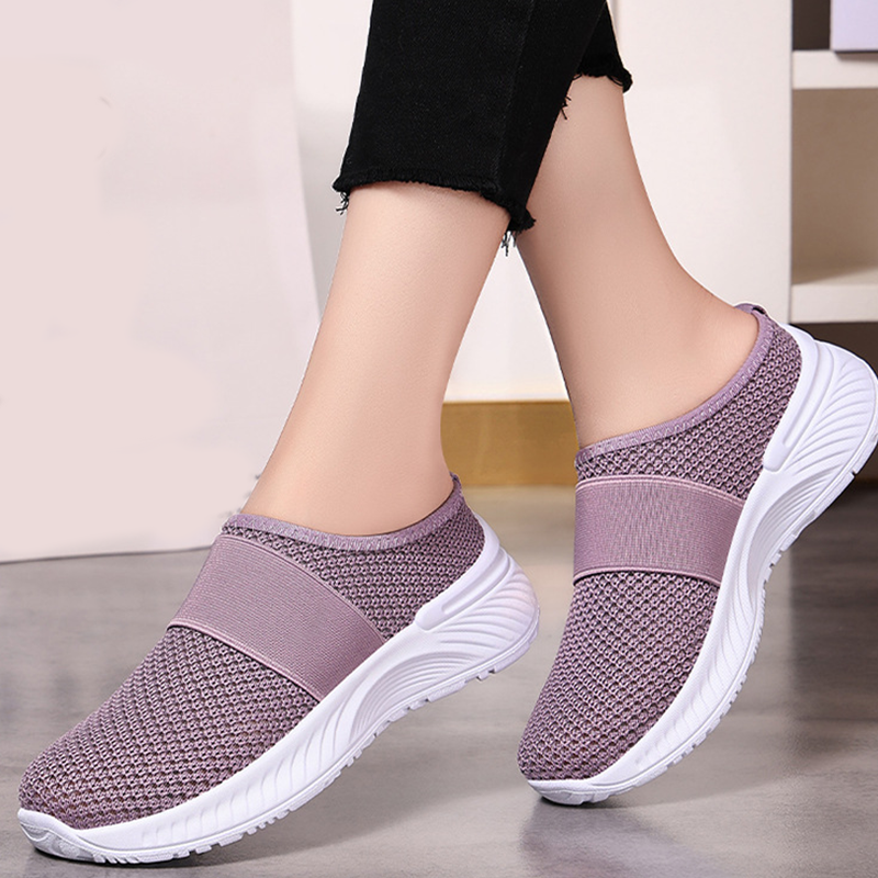 Scarpe senza lacci antiscivolo e traspiranti