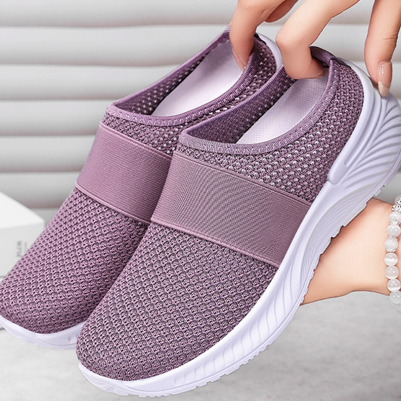 Scarpe senza lacci antiscivolo e traspiranti