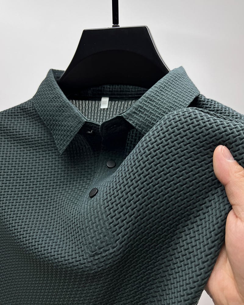 Polo in tessuto elasticizzato fresco