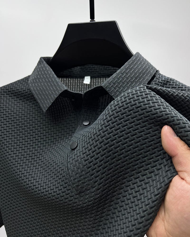 Polo in tessuto elasticizzato fresco