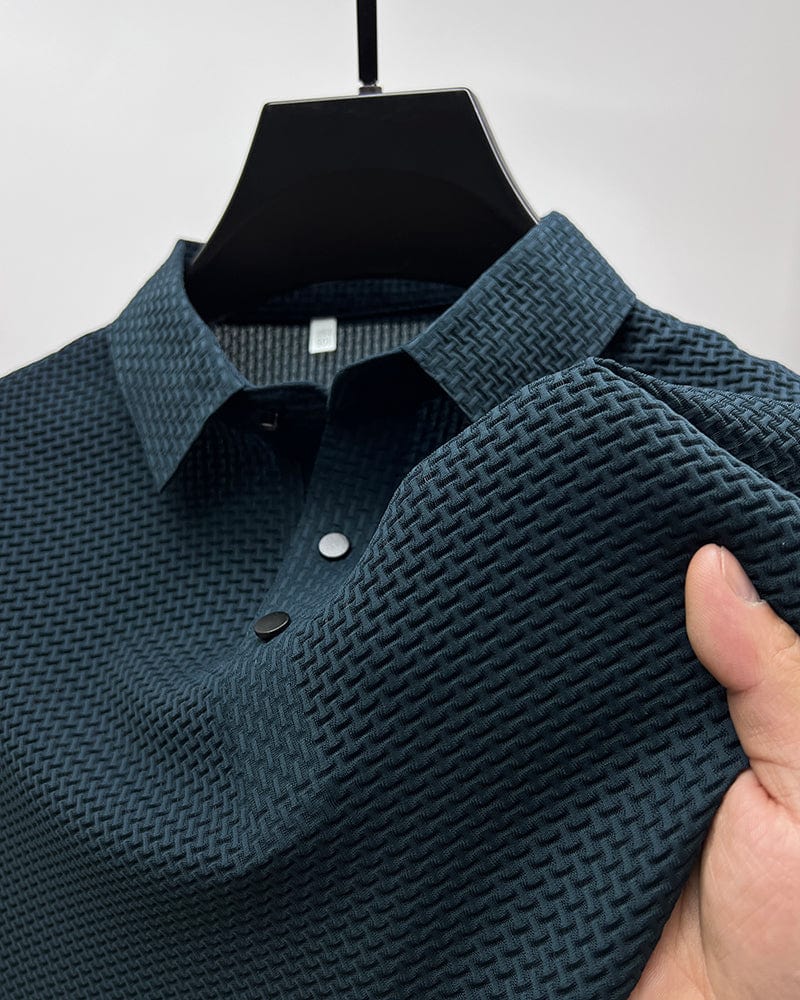 Polo in tessuto elasticizzato fresco
