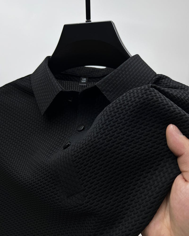 Polo in tessuto elasticizzato fresco